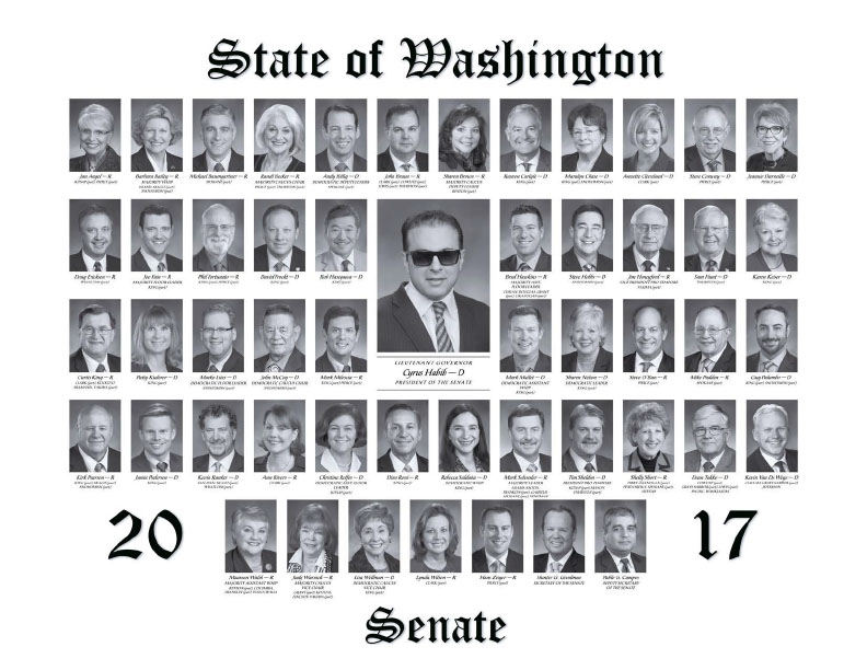 Senate class photo for the class of 2017