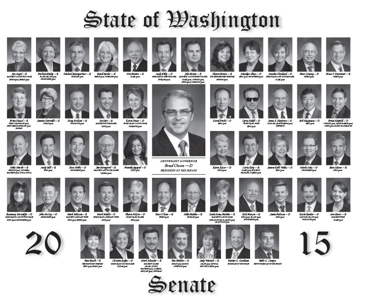 Senate class photo for the class of 2015