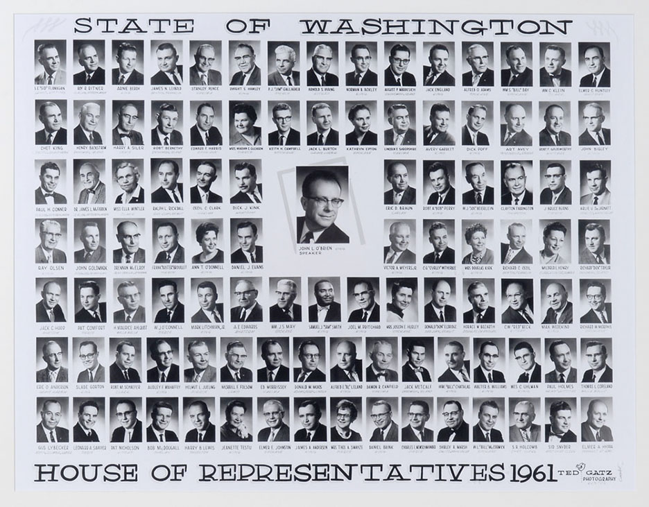 House of Representatives class photo for the class of 1961