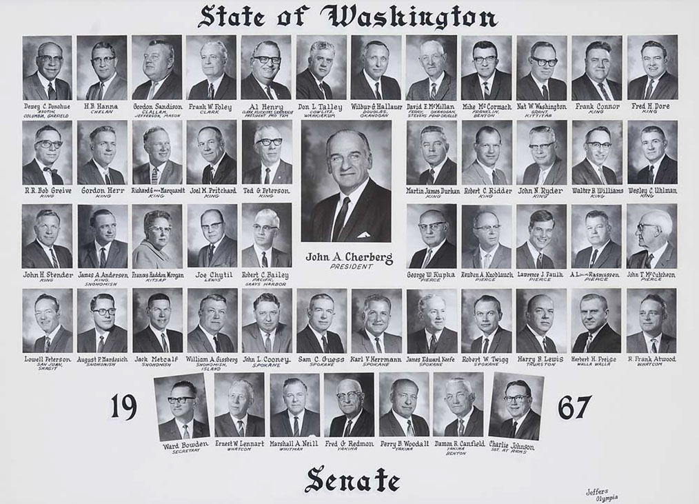 Senate class photo for the class of 1967