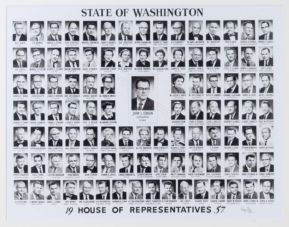 House of Representatives class photo for the class of 1957