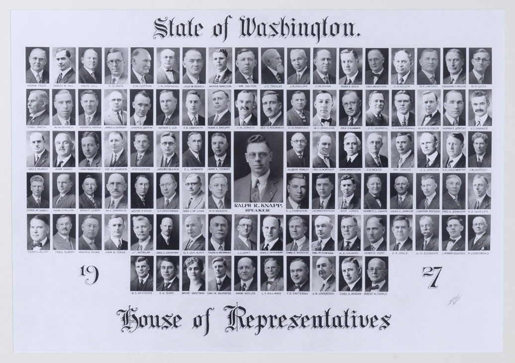 House of Representatives class photo for the class of 1927