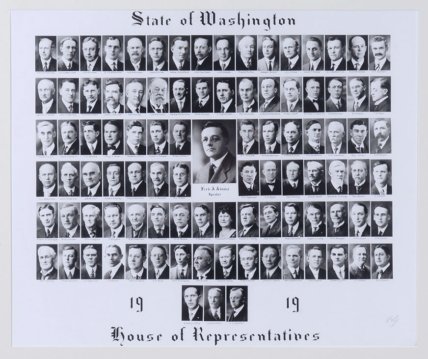 House of Representatives class photo for the class of 1919