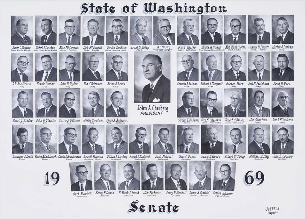 Senate class photo for the class of 1969