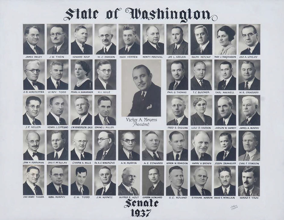 Senate class photo for the class of 1937